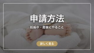 産後ケアの申請方法|妊娠中と産後にやること