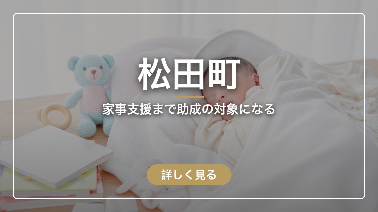 松田町｜家事支援まで助成の対象になる（ママのとまり木）