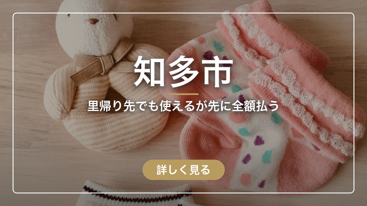 知多市｜里帰り先でも使えるが先に全額払う（ママのとまり木）