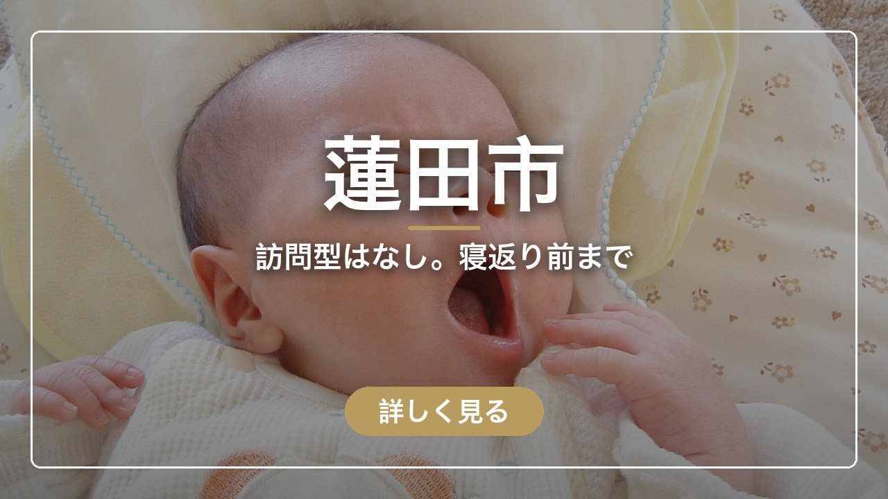 蓮田市｜訪問型はなし。寝返り前まで（ママのとまり木）