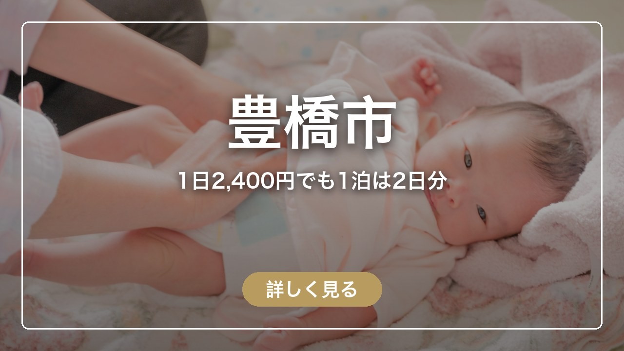 豊橋市｜1日2,400円でも1泊は2日分（ママのとまり木）